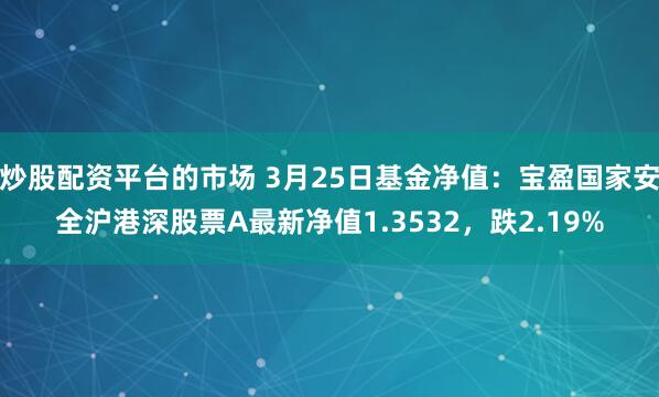 炒股配资平台的市场 3月25日基金净值：宝盈国家安全沪港深股票A最新净值1.3532，跌2.19%
