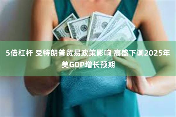 5倍杠杆 受特朗普贸易政策影响 高盛下调2025年美GDP增长预期