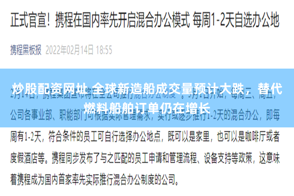 炒股配资网址 全球新造船成交量预计大跌，替代燃料船舶订单仍在增长